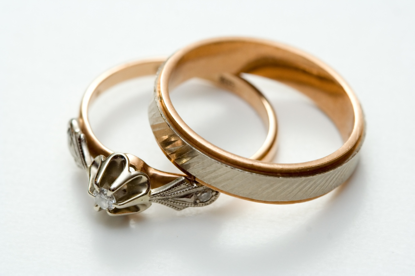 antique solitare wedding ring